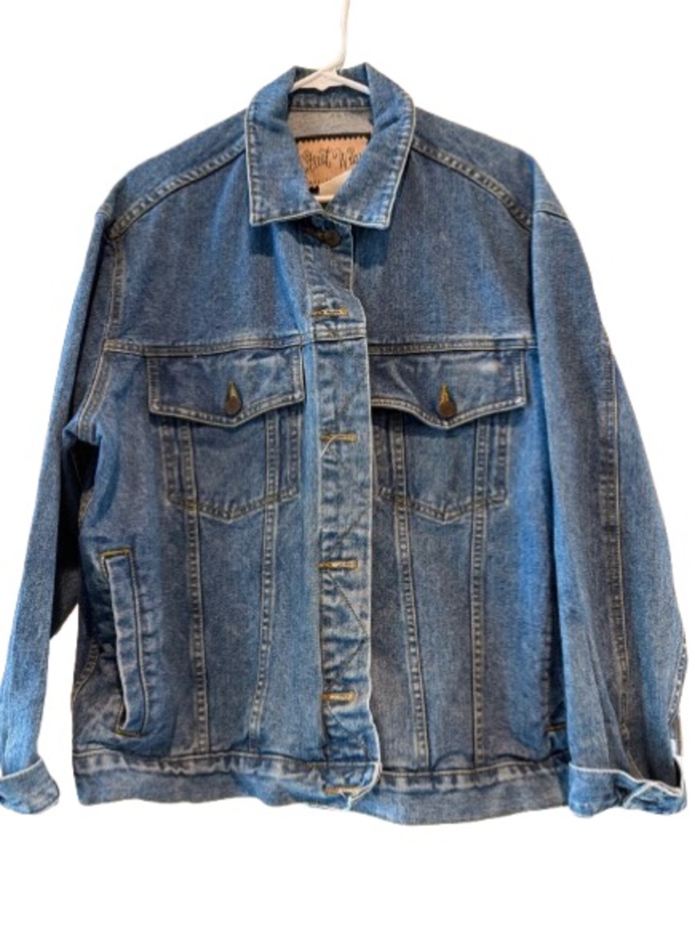 Carole Little Medium Blue Denim Jacket - Women's Jean Coat